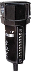 ARO/Ingersoll-Rand - 1/4" Port Coalescing Filter - Zinc Bowl, 175 Max psi, 8.2" High - Benchmark Tooling