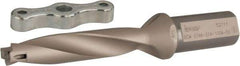 Iscar - 3/4 to 0.783" Diam, 5xD, 3.74" Max Depth, 1" Shank Diam, Replaceable Tip Drill - IDI 0748-S.. Insert, 19 Seat Size, DCM Toolholder, Series ChamDrill - Benchmark Tooling