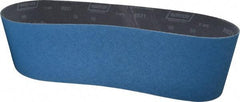 Norton - 6" Wide x 48" OAL, 50 Grit, Zirconia Alumina Abrasive Belt - Zirconia Alumina, Coarse, Coated, Y Weighted Cloth Backing, Dry, Series R821 - Benchmark Tooling