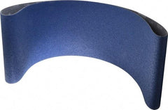 Norton - 10" Wide x 70-1/2" OAL, 40 Grit, Zirconia Alumina Abrasive Belt - Zirconia Alumina, Coarse, Coated, X Weighted Cloth Backing - Benchmark Tooling