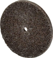 3M - 1-1/2" Diam, 1/8" Face Width, 1/8" Center Hole, Fine Grade, Aluminum Oxide Deburring Wheel - Unitized, Medium Density 5 Grade, 30,100 RPM - Benchmark Tooling