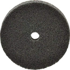 3M - 2" Diam, 1/4" Face Width, 1/4" Center Hole, Fine Grade, Silicon Carbide Deburring Wheel - Unitized, Soft Density 3 Grade, 16,100 RPM - Benchmark Tooling