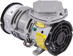 Gast - Diaphragm-Type Vacuum Pumps Horsepower: 1/16 Cubic Feet per Minute: 0.70 - Benchmark Tooling