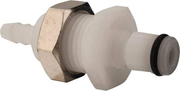 CPC Colder Products - Acetal Push-to-Connect Male Connector - 120 Max psi, 1/8" ID, White - Benchmark Tooling