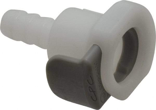 CPC Colder Products - Acetal Push-to-Connect Tube Female Connector - 125 Max psi, 1/4" Inside Diam, White - Benchmark Tooling