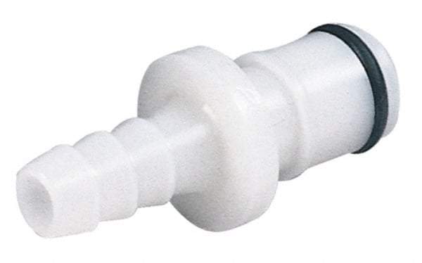 CPC Colder Products - Acetal Push-to-Connect Tube Male Connector - 120 Max psi, 1/4" Inside Diam, White - Benchmark Tooling