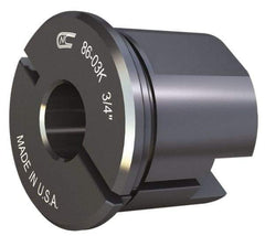 Global CNC Industries - 1" OD, 1-7/16" Length Under Head, Type K Lathe Tool Holder Bushing - Type K, 1/4 Inch Tap - Exact Industrial Supply