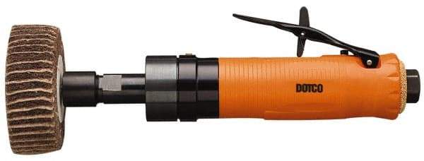 Dotco - 3 Inch Pad Diameter, 3,200 RPM, 0.3 Hp, Handheld Pneumatic Buffer - 16 CFM, 1/4 Inch Spindle Thread, 1/4 Inch Inlet - Benchmark Tooling