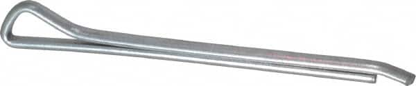 Made in USA - 1/8" Diam x 1-3/4" Long Hammerlock Cotter Pin - Grade 2, Zinc-Plated, Steel - Benchmark Tooling