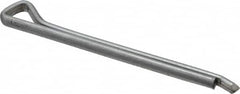 Made in USA - 3/16" Diam x 2-1/2" Long Hammerlock Cotter Pin - Grade 2, Zinc-Plated, Steel - Benchmark Tooling