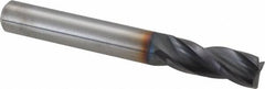 Kennametal - 5/16", 3 Flute, Single End, Solid Carbide, 0.02" Corner Radius End Mill - 2-1/2" OAL, 30° Helix, Right Hand Flute, 13/16" LOC, Right Hand Cut - Benchmark Tooling