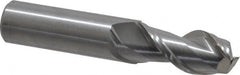 Kennametal - 3/4", 1-1/2" LOC, 3/4" Shank Diam, 4" OAL, 2 Flute, Solid Carbide Square End Mill - Single End, Uncoated, Spiral Flute, 45° Helix, Centercutting, Right Hand Cut, Right Hand Flute, Series AADF - Benchmark Tooling