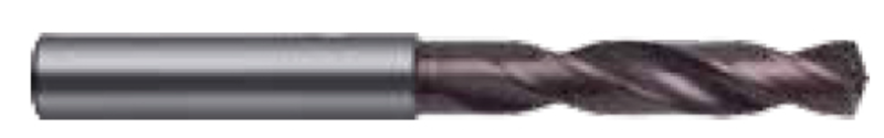 7.1mm Dia. - Carbide HP 3XD Drill-140Â° Point-Coolant-Bright - Benchmark Tooling