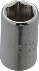 Proto - 11/32", 1/4" Drive, Standard Hand Socket - 6 Points, 7/8" OAL, Chrome Finish - Benchmark Tooling