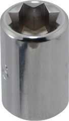 Proto - 5/16", 1/4" Drive, Standard Hand Socket - 8 Points, 7/8" OAL, Chrome Finish - Benchmark Tooling