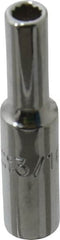 Proto - 1-1/2", 1/2" Drive, Deep Hand Socket - 12 Points, 2" OAL, Chrome Finish - Benchmark Tooling