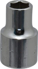 Proto - 5/16", 3/8" Drive, Standard Hand Socket - 6 Points, 1-3/32" OAL, Chrome Finish - Benchmark Tooling