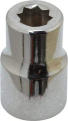 Proto - 1/4", 3/8" Drive, Standard Hand Socket - 8 Points, 1-5/64" OAL, Chrome Finish - Benchmark Tooling