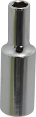 Proto - 1/4", 3/8" Drive, Deep Hand Socket - 6 Points, 2-1/8" OAL, Chrome Finish - Benchmark Tooling