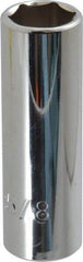 Proto - 5/8", 3/8" Drive, Deep Hand Socket - 6 Points, 2-3/4" OAL, Chrome Vanadium, Chrome Finish - Benchmark Tooling