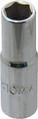 Proto - 3/8" Drive, Deep Hand Socket - 6 Points, 2-1/8" OAL, Chrome Vanadium, Chrome Finish - Benchmark Tooling