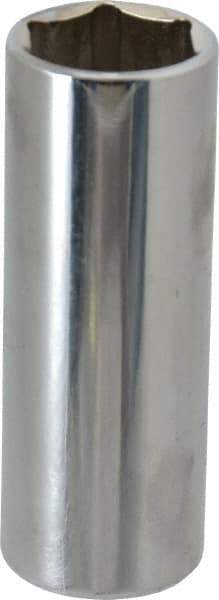 Proto - 3/8" Drive, Deep Hand Socket - 6 Points, 2-3/4" OAL, Chrome Finish - Benchmark Tooling