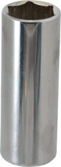 Proto - 3/8" Drive, Deep Hand Socket - 6 Points, 2-3/4" OAL, Chrome Finish - Benchmark Tooling