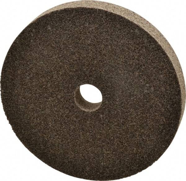 3M - 8" Diam, 1" Face Width, 1-1/4" Center Hole, Coarse Grade, Aluminum Oxide Deburring Wheel - Unitized, Hard Density 8 Grade, 5,500 RPM - Benchmark Tooling