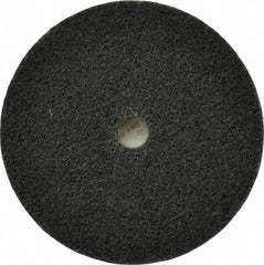 3M - 3" Diam, 1/4" Face Width, 3/8" Center Hole, Fine Grade, Silicon Carbide Deburring Wheel - Unitized, Soft Density 3 Grade, 12,100 RPM - Benchmark Tooling