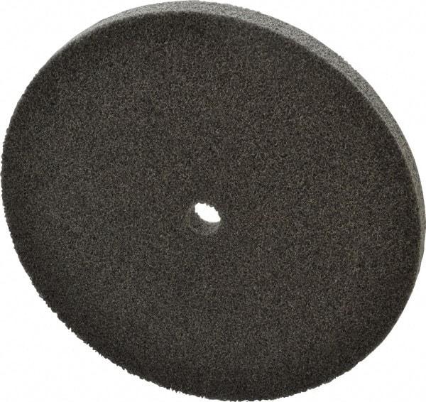 3M - 8" Diam, 1/2" Face Width, 5/8" Center Hole, Medium Grade, Aluminum Oxide Deburring Wheel - Unitized, Soft Density 2 Grade, 3,500 RPM - Benchmark Tooling