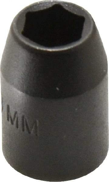 Proto - 3/8" Drive 9mm Standard Impact Socket - 6 Points, 1-1/32" OAL - Benchmark Tooling