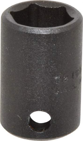 Proto - 3/8" Drive 1/2" Standard Impact Socket - 6 Points, 1-3/32" OAL - Benchmark Tooling