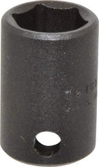 Proto - 3/8" Drive 1/2" Standard Impact Socket - 6 Points, 1-3/32" OAL - Benchmark Tooling