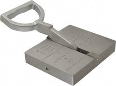 Mag-Mate - 125 Lb Load Capacity, Permanent Lift Magnet - 1-3/8" High x 7-1/4" Wide, For Use with Flats - Benchmark Tooling