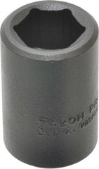 Proto - 1/2" Drive 5/8" Standard Impact Socket - 6 Points, 1-1/2" OAL - Benchmark Tooling
