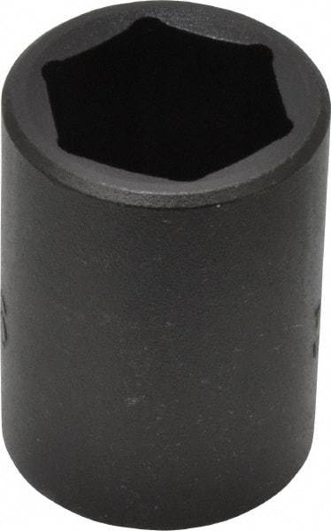 Proto - 1/2" Drive 13/16" Standard Impact Socket - 6 Points, 1-5/8" OAL - Benchmark Tooling