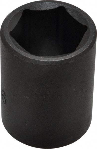 Proto - 1/2" Drive 15/16" Standard Impact Socket - 6 Points, 1-3/4" OAL - Benchmark Tooling