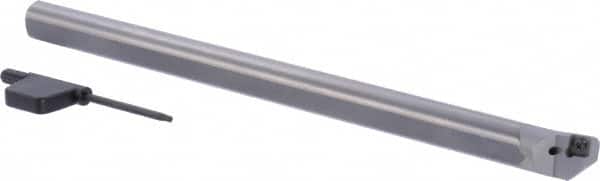 Seco - 5/8" Min Bore Diam, 8" OAL, 1/2" Shank Diam, SCLC Indexable Boring Bar - CC.. 21.51 Insert, Screw Holding Method - Benchmark Tooling