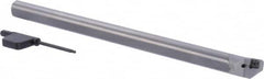 Seco - 5/8" Min Bore Diam, 8" OAL, 1/2" Shank Diam, SCLC Indexable Boring Bar - CC.. 21.51 Insert, Screw Holding Method - Benchmark Tooling
