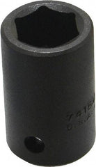 Proto - 1/2" Drive 15mm Standard Impact Socket - 6 Points, 1-1/2" OAL - Benchmark Tooling