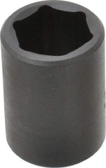 Proto - 1/2" Drive 21mm Standard Impact Socket - 6 Points, 1-39/64" OAL - Benchmark Tooling