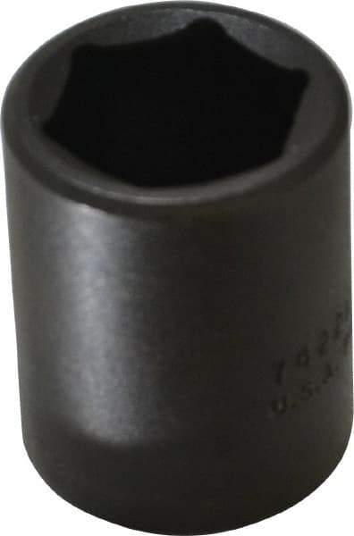 Proto - 1/2" Drive 22mm Standard Impact Socket - 6 Points, 1-39/64" OAL - Benchmark Tooling