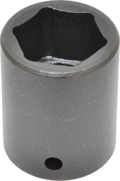 Proto - 1/2" Drive 25mm Standard Impact Socket - 6 Points, 1-3/4" OAL - Benchmark Tooling