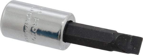 Proto - Screwdriver & Drag Link Sockets Type: Slotted Screwdriver Socket Drive Size (Inch): 1/4 - Benchmark Tooling