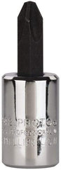 Proto - Screwdriver & Drag Link Sockets Type: Phillips Screwdriver Socket Drive Size (Inch): 3/8 - Benchmark Tooling