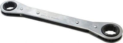 Proto - 5/8" x 11/16" 12 Point Ratcheting Box Wrench - Double End, 8-3/32" OAL, Steel - Benchmark Tooling