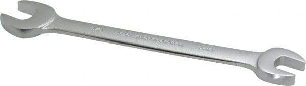 Proto - 9/16" x 5/8" Standard Open End Wrench - 7-5/8" OAL, Double End, Satin Finish, 15° Head Angle - Benchmark Tooling