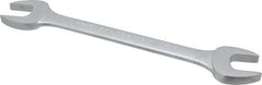 Proto - 1-3/8" x 1-7/16" Standard Open End Wrench - 15-3/4" OAL, Double End, Satin Finish, 15° Head Angle - Benchmark Tooling