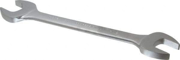 Proto - 1-1/2" x 1-5/8" Standard Open End Wrench - 17" OAL, Double End, Satin Finish, 15° Head Angle - Benchmark Tooling