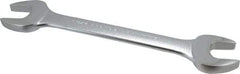 Proto - 1-11/16" x 1-13/16" Standard Open End Wrench - 18-1/2" OAL, Double End, Satin Finish, 15° Head Angle - Benchmark Tooling